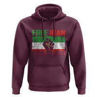 Free Iran Flag Hoodie Support Iranian Freedom No War