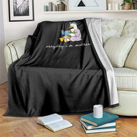 Everyday I'm Motherin Throw Blanket Funny Goose Mom Mother Day Gifts