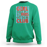Girl Mom Club Sweatshirt Pregnancy Announcement First Time Mother's Day