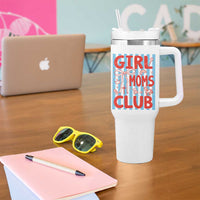 Girl Mom Club Tumbler With Handle Pregnancy Announcement First Time Mother's Day