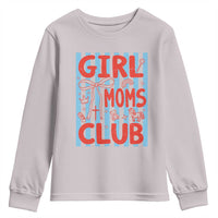 Girl Mom Club Youth Sweatshirt Pregnancy Announcement First Time Mother's Day