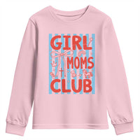 Girl Mom Club Youth Sweatshirt Pregnancy Announcement First Time Mother's Day