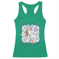 Silly Goose Teacher Club Racerback Tank Top Funny Back to School First Day