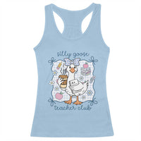 Silly Goose Teacher Club Racerback Tank Top Funny Back to School First Day