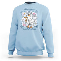 Silly Goose Teacher Club Sweatshirt Funny Back to School First Day