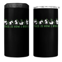 This Is How I Roll 4 in 1 Can Cooler Tumbler Cute Bear Panda Lover - Wonder Print Shop