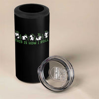 This Is How I Roll 4 in 1 Can Cooler Tumbler Cute Bear Panda Lover - Wonder Print Shop