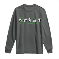 This Is How I Roll Long Sleeve Shirt Cute Bear Panda Lover - Wonder Print Shop