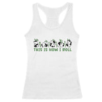 This Is How I Roll Racerback Tank Top Cute Bear Panda Lover - Wonder Print Shop