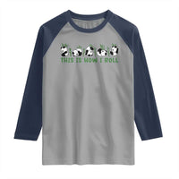 This Is How I Roll Raglan Shirt Cute Bear Panda Lover - Wonder Print Shop