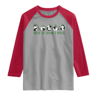 This Is How I Roll Raglan Shirt Cute Bear Panda Lover - Wonder Print Shop