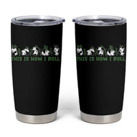 This Is How I Roll Tumbler Cup Cute Bear Panda Lover - Wonder Print Shop