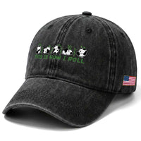 This Is How I Roll Washed Cotton Baseball Cap Cute Bear Panda Lover