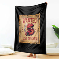 Funny Weed Lover Cannabis 420 Throw Blanket Fried Chicken - Wonder Print Shop