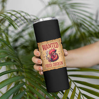 Funny Weed Lover Cannabis 420 Skinny Tumbler Fried Chicken - Wonder Print Shop