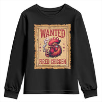 Funny Weed Lover Cannabis 420 Youth Sweatshirt Fried Chicken - Wonder Print Shop