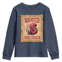 Funny Weed Lover Cannabis 420 Youth Sweatshirt Fried Chicken - Wonder Print Shop