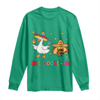 Me Goose Ta Mexican Long Sleeve Shirt Funny Spanish Taco Mexican Food Meme - Wonder Print Shop
