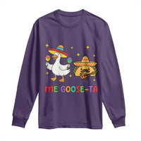 Me Goose Ta Mexican Long Sleeve Shirt Funny Spanish Taco Mexican Food Meme - Wonder Print Shop