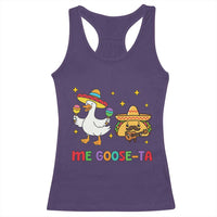 Me Goose Ta Mexican Racerback Tank Top Funny Spanish Taco Mexican Food Meme - Wonder Print Shop