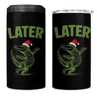 Funny Gator Sarcastic Christmas 4 in 1 Can Cooler Tumbler Later Alligator - Wonder Print Shop