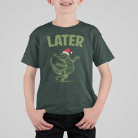 Funny Gator Sarcastic Christmas T Shirt For Kid Later Alligator - Wonder Print Shop