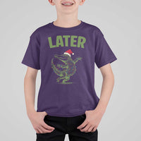 Funny Gator Sarcastic Christmas T Shirt For Kid Later Alligator - Wonder Print Shop