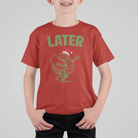 Funny Gator Sarcastic Christmas T Shirt For Kid Later Alligator - Wonder Print Shop