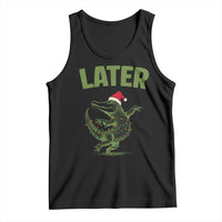 Funny Gator Sarcastic Christmas Tank Top Later Alligator - Wonder Print Shop