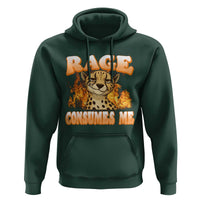 Cool Cheetah Hoodie Funny Range Consumes Me Sarcastic Wild Animal - Wonder Print Shop