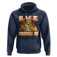 Cool Cheetah Hoodie Funny Range Consumes Me Sarcastic Wild Animal - Wonder Print Shop