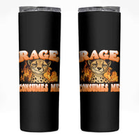 Cool Cheetah Skinny Tumbler Funny Range Consumes Me Sarcastic Wild Animal