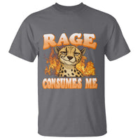 Cool Cheetah T Shirt Funny Range Consumes Me Sarcastic Wild Animal - Wonder Print Shop