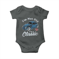 I'm Not Old I'm Classic Baby Onesie Vintage Distressed Classic Bug Travel