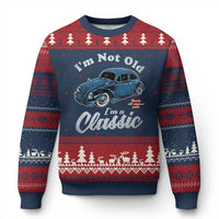 I'm Not Old I'm Classic Ugly Christmas Sweater Vintage Distressed Classic Bug Travel