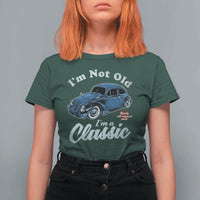 I'm Not Old I'm Classic T Shirt For Women Vintage Distressed Classic Bug Travel