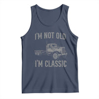 I'm Not Old I'm Classic Tank Top Retro Needlenose Semi Truck Old School Distressed Big Rig 18 Wheeler