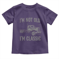 I'm Not Old I'm Classic Toddler T Shirt Retro Needlenose Semi Truck Old School Distressed Big Rig 18 Wheeler