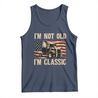 I'm Not Old I'm Classic Tank Top Vintage Distressed Big Rig 18 Wheeler Driver