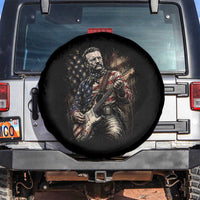 Teddy Roosevelt Playing Guitar 4th of July Spare Tire Cover