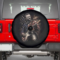 Teddy Roosevelt Playing Guitar 4th of July Spare Tire Cover