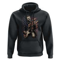 Teddy Roosevelt Playing Guitar 4th of July Hoodie