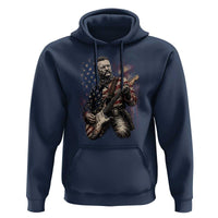 Teddy Roosevelt Playing Guitar 4th of July Hoodie