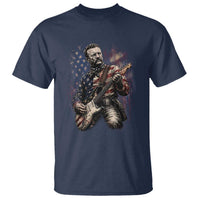 Teddy Roosevelt Playing Guitar 4th of July T Shirt