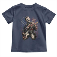Teddy Roosevelt Playing Guitar 4th of July Toddler T Shirt