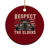Respect The Elders Ceramic Ornament 1932 American Classic Hotrod
