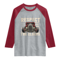 Respect The Elders Raglan Shirt 1932 American Classic Hotrod