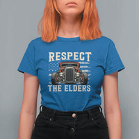 Respect The Elders T Shirt For Women 1932 American Classic Hotrod
