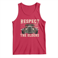 Respect The Elders Tank Top 1932 American Classic Hotrod