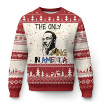 Martin Luther King Jr Ugly Christmas Sweater The Only King An America - Wonder Print Shop